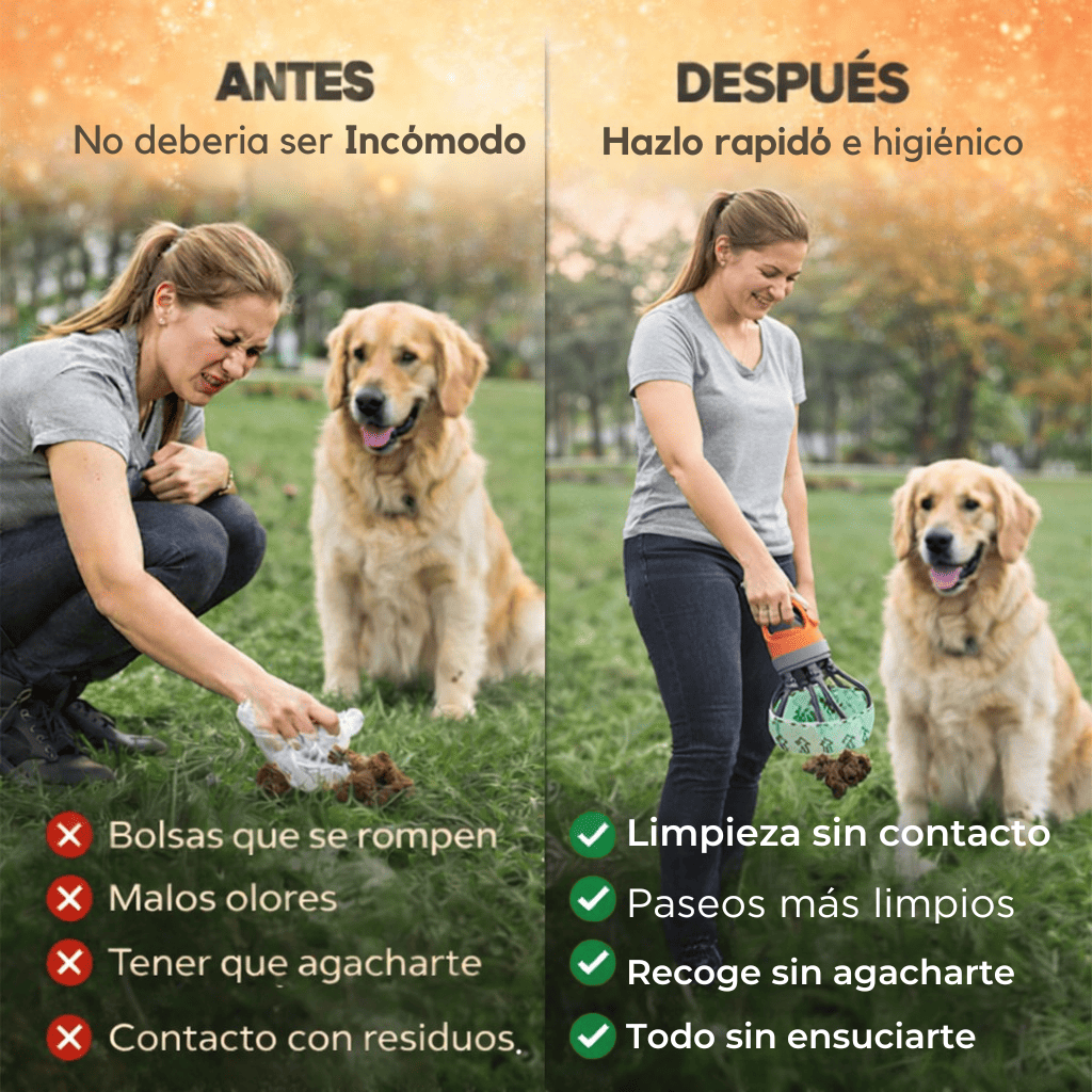 RECOGEDOR RESIDUOS MASCOTAS